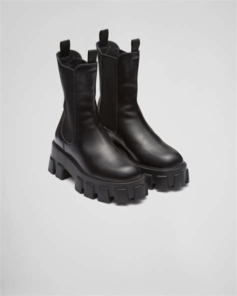 prada leather boots ebay